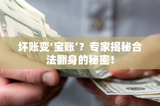 北京坏账变‘宝账’？专家揭秘合法翻身的秘密！