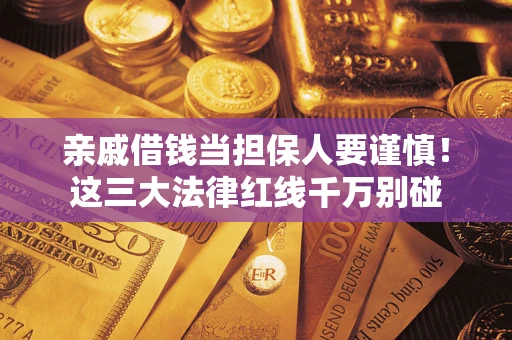 北京亲戚借钱当担保人要谨慎！这三大法律红线千万别碰