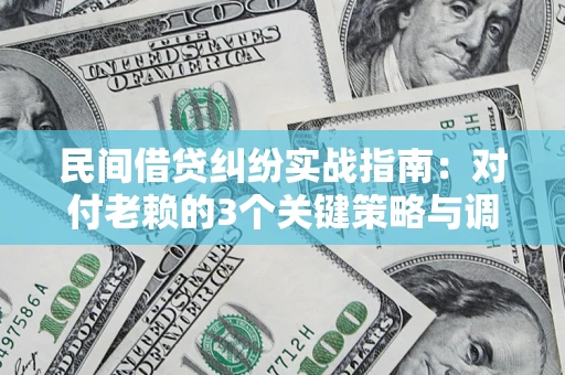 北京民间借贷纠纷实战指南：对付老赖的3个关键策略与调解盲区解析