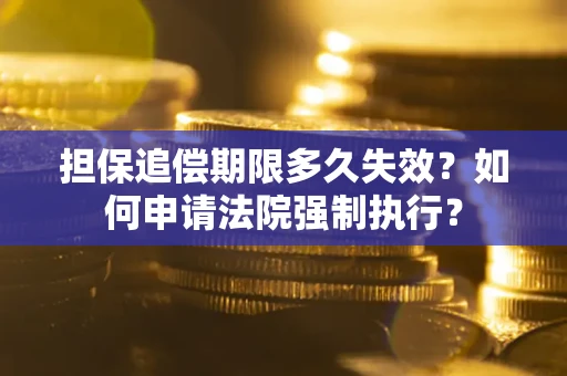 北京担保追偿期限多久失效？如何申请法院强制执行？