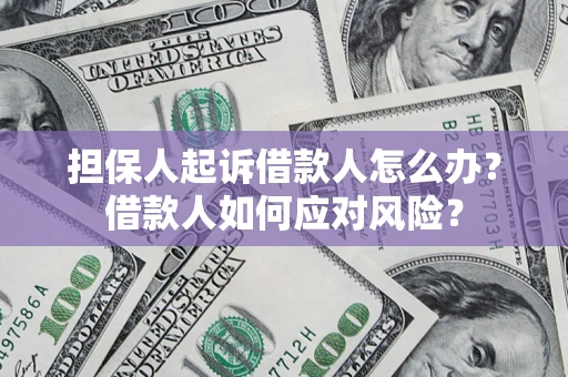 北京担保人起诉借款人怎么办？借款人如何应对风险？